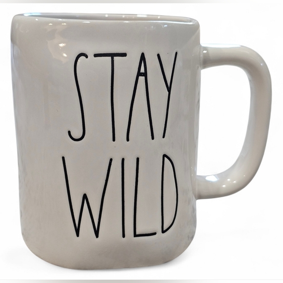Rea Dunn Other - Rea Dunn Ceramic Mug with 'Stay Wild' Text. New With Out Tags